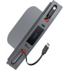 Usams ��������� ����������� US-SJ649 ��� Tesla(3/Y), �� 2x �������, USB/USB-C �����, 60W, ���� - (SJ649HUB01)