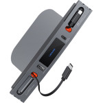 Usams ��������� ����������� US-SJ649 ��� Tesla(3/Y), �� 2x �������, USB/USB-C �����, 60W, ���� - (SJ649HUB01)