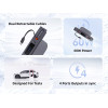 Usams ��������� ����������� US-SJ649 ��� Tesla(3/Y), �� 2x �������, USB/USB-C �����, 60W, ���� - (SJ649HUB01)