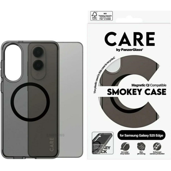 PanzerGlass Etui Care By Flagship Urban Combat Black Qi Do Samsung Galaxy S25 Edge Dymny - (CR76901)