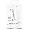 Puro Power Link 10 Plus 10000mAh Power Bank With Built-In USB-C Cable - White - (PUFCBB100C2USBCWHI)