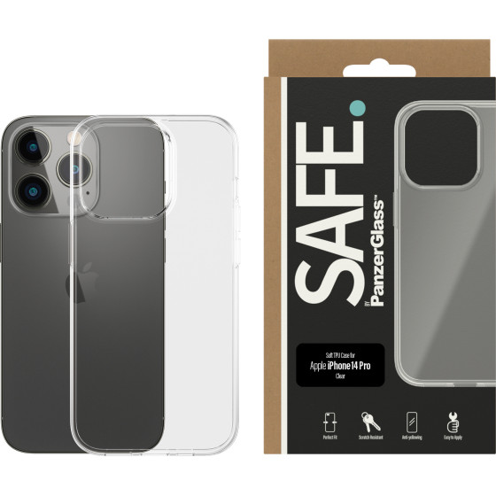 SAFE. By PanzerGlass Tpu Case Apple Iphone 14 Pro | Transparent - (SAFE-95155)