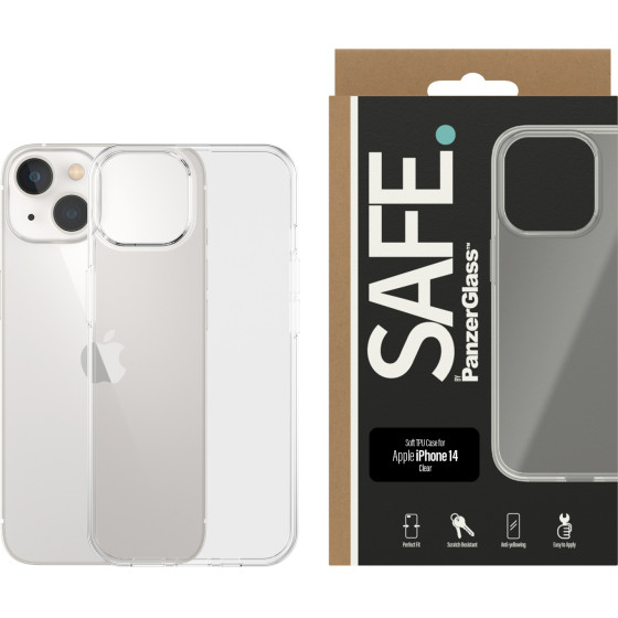 SAFE. By PanzerGlass Tpu Case Apple Iphone 14 | 13 | Transparent - (SAFE-95154)