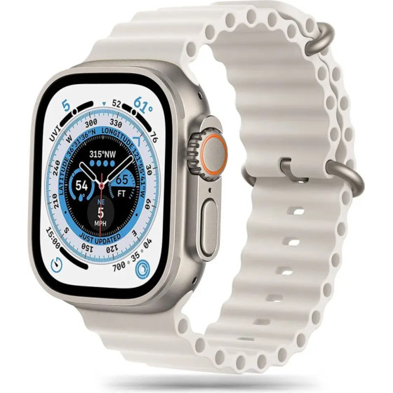 Tech-Protect Iconband Pro Strap For Apple Watch 4 / 5 / 6 / 7 / 8 / 9 / Se / Ultra 1 / 2 (42/44/45/49 mm) - Beige 9490713930229 - (22298-0)