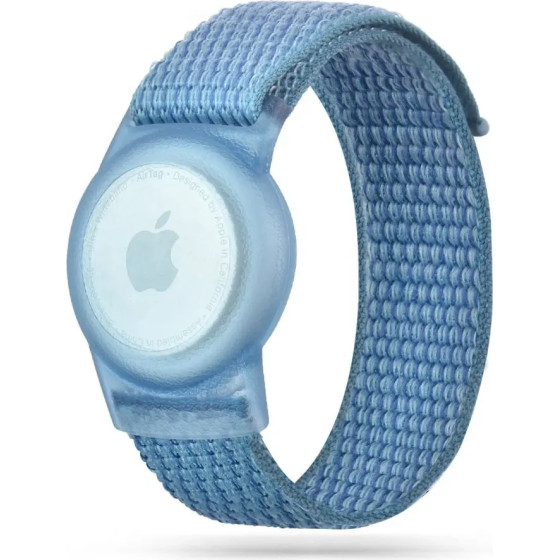 Tech-Protect Nylon Strap For Kids For Apple Airtag - Blue 9589046926082 - (21709-0)