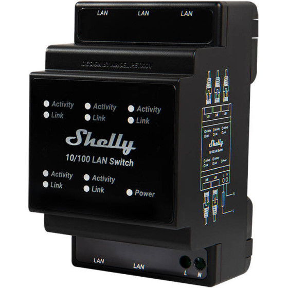 Shelly LAN Switch Ethernet Switch - (LANSwitch)