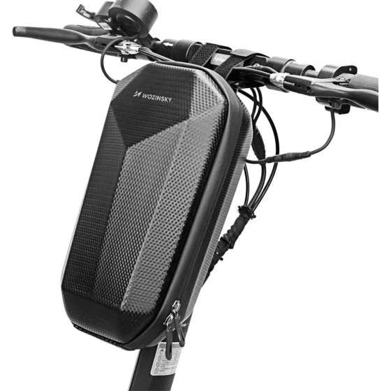 Wozinsky waterproof scooter handlebar bag 4l handlebar bag black 5907769300356 - (WSB2BK)