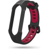 Tech-Protect Armor Strap for Xiaomi Mi Smart Band 5 / 6 / 6 NFC - Black and Red 6216990211591 - (18478-0)
