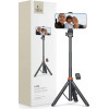 Tech-Protect L03S Bluetooth selfie stick with remote control, tripod up to 148cm and head 180 - black 9490713934463 - (23247-0)