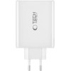 Tech-Protect NC100W-GAN charger GaN 3x USB-C PD 100W / USB-A QC 3.0 - white 9490713934814 - (23688-0)