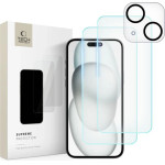 Tech-Protect Supreme Set for iPhone 15 2x tempered glass for display / tempered glass for camera 9319456604696 - (23677-0)