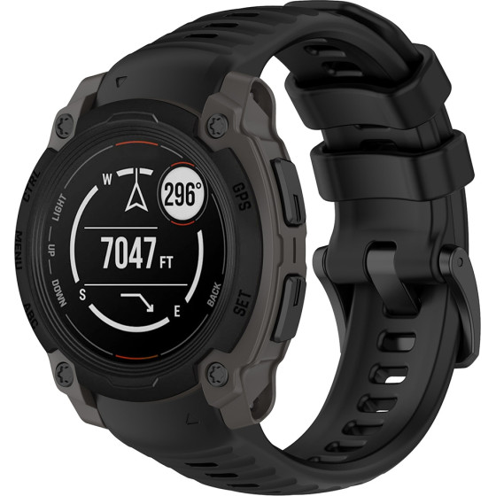 Techsuit - Watchband 22mm (W076) - Garmin Instinct E 40mm - Black
