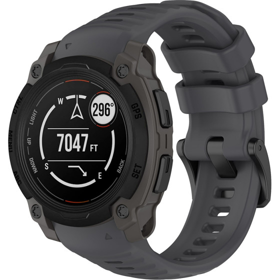 Techsuit - Watchband 22mm (W076) - Garmin Instinct E 40mm - Gray