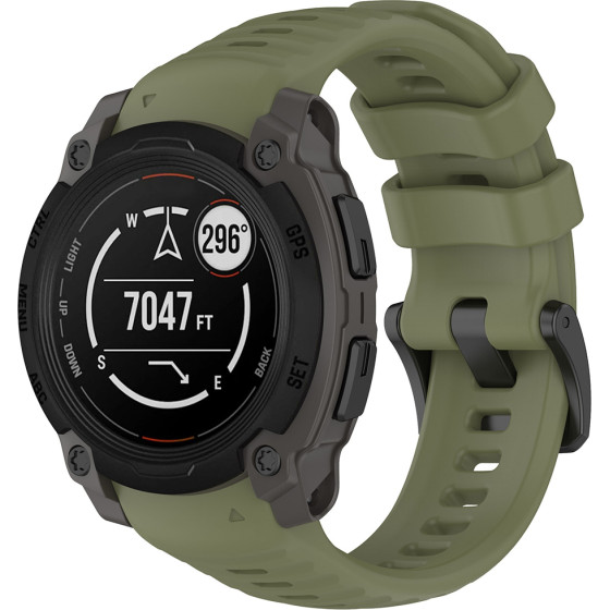 Techsuit - Watchband 22mm (W076) - Garmin Instinct E 40mm - Green