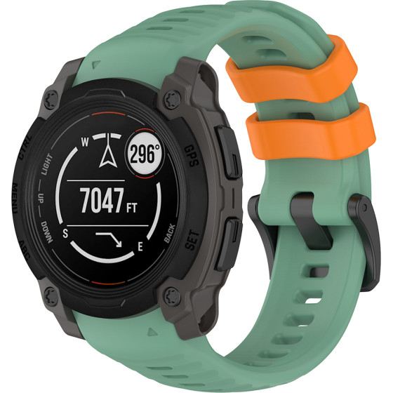 Techsuit - Watchband 22mm (W076) - Garmin Instinct E 40mm - Mint Green