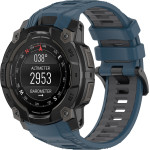 Techsuit - Watchband 22mm (W077) - Garmin Instinct 3 50mm/Instinct 3 50mm Solar - Navy Blue