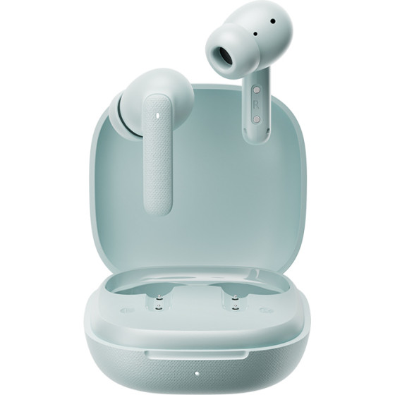 QCY Buds Blue (QT43) - Noise Reduction Clear Calls Tws Earbuds 35h, 10mm Dynamic Drivers - (QCY-QT43 Blue)