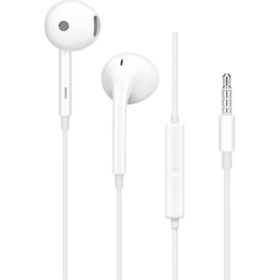 OPPO Original Wire Earphones Jack 3,5 Mm With Microphone MH135 White bulk