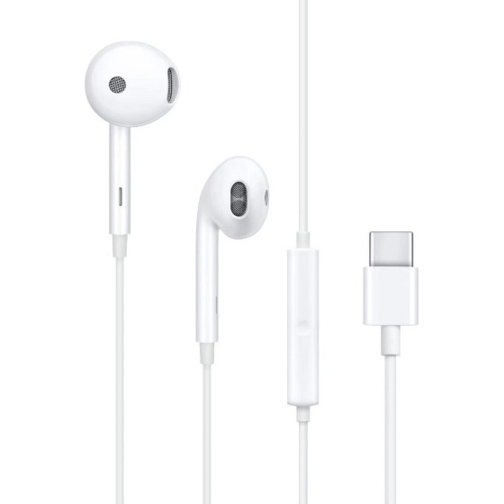 OPPO Original Wire Earphones Type C With Microphone MH135-3 White bulk