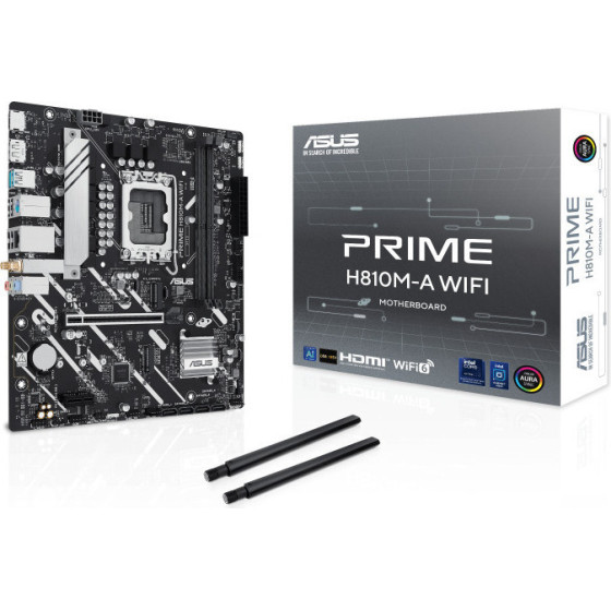 Asus Motherboard Prime H810M-A WIFI, DDR5, 1851, Matx - (90MB1KJ0-M0EAY0)