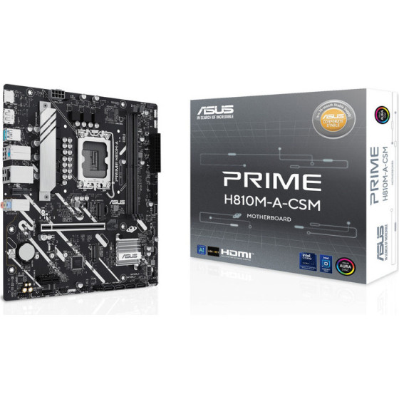 Asus Motherboard Prime H810M-A-CSM, DDR5, 1851, Matx - (90MB1KK0-M0EAYC)