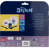 Disney Stitch - 5-Piece microwave-Safe Dish Set From The Palms Collection (plate, bowl, cup, fork, teaspoon) - (75050)