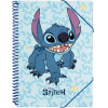 Disney Stitch - A4 Folder With Elastic Band + 30 Transparent Sleeves - (CFA403)