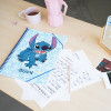 Disney Stitch - A4 Folder With Elastic Band + 30 Transparent Sleeves - (CFA403)