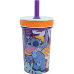 Disney Stitch - Dropsafe Spill-Proof Mug With Silicone Straw From The Aloha Collection 370 Ml - (75087)