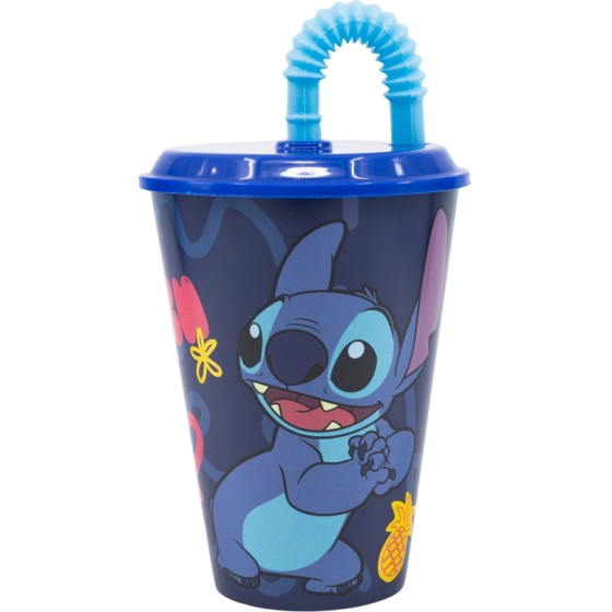 Disney Stitch - Straw Mug From The Palms Collection 430 Ml - (75030)