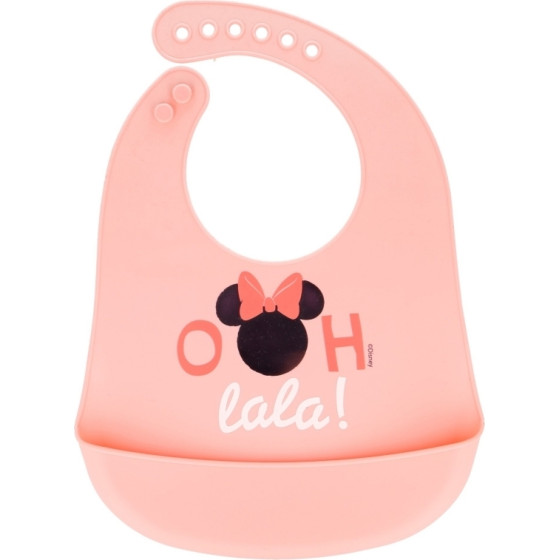 Minnie Mouse - Bib With Pocket (Indigo dreams) - (13129)
