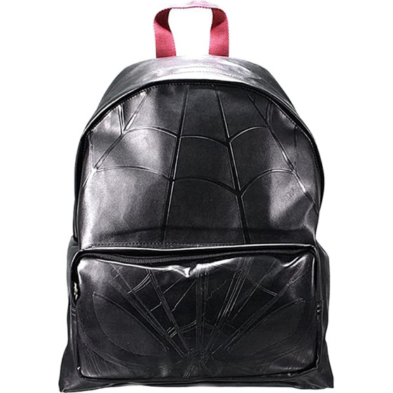 Spiderman - Eco Leather School Backpack (black) - (SACKMV01)