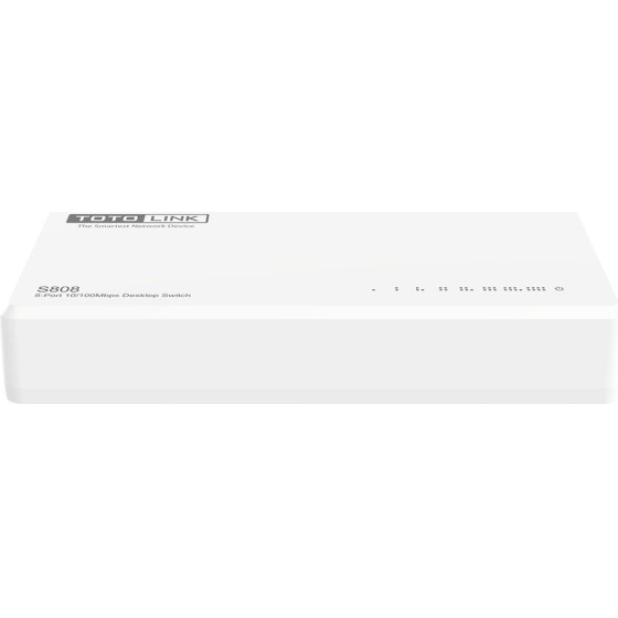 TotoLink | Switch | 8x RJ45 100Mb/s, Desktop - (S808-V5)