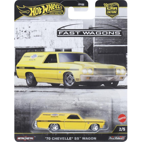 Mattel Hot Wheels Premium Car Culture: Fast Wagons - 70 Chevelle Ss Wagon (JBK67)