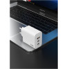 iNOS ��������� �������� ������� �������� �� ������ ����� Usb A & 2xUsb C Gan Pd Qc 3.0 65W ����� - (A112, INOSCH-71865, INOSNS-71865)