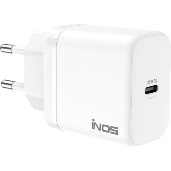iNOS ��������� �������� ������� �������� �� ����� Usb C Gan Pd Qc 3.0 35W ����� - (A119, INOSCH-71841, INOSNS-71841)