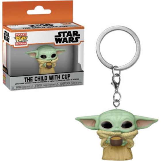 Funko Pocket Pop!: The Mandalorian - The Child With Cup Vinyl Figure Keychain