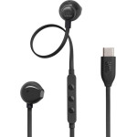 JBL Tune 305C, Ear-Buds Headphones, USB-C, Hi-Res, (Black) - - (JBLT305CBLK)