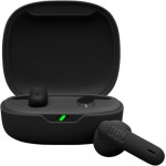 JBL Wave Flex 2, True Wireless Ear-Buds Headphones, Smart Ambient, IP54, (Black) - - (JBLWFLEX2BLK)