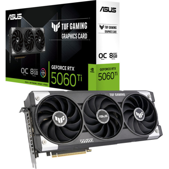 Asus Vga TUF-RTX5060TI-O8G-GAMING, 8GB, GDDR7 - (90YV0MR0-M0NA00)