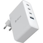 Devia Wall Charger Extreme Pd Gan 100W 3x USB-C 1x Usb white