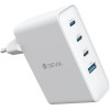 Devia Wall Charger Extreme Pd Gan 100W 3x USB-C 1x Usb white