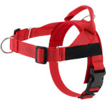 Dog Harness Reflective Silk Size M Red OEM