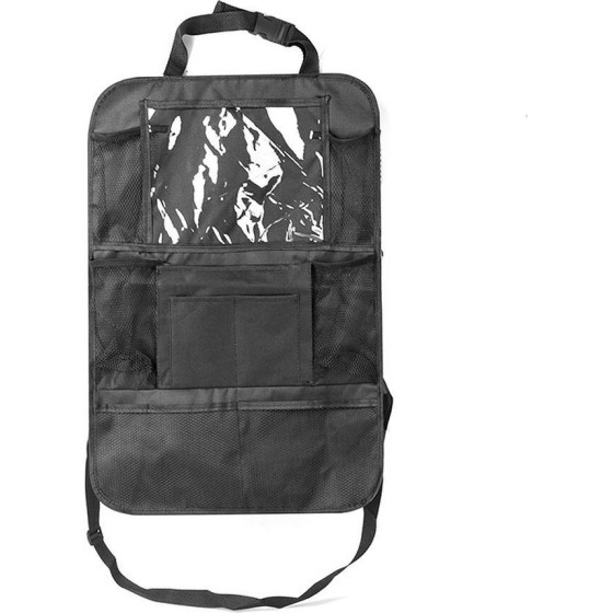 Car Organizer For Front Seats With Compartments BY-1298 Black OEM