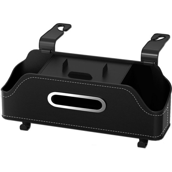 Car Organizer For Front Seats With Compartments SN-517 Black OEM