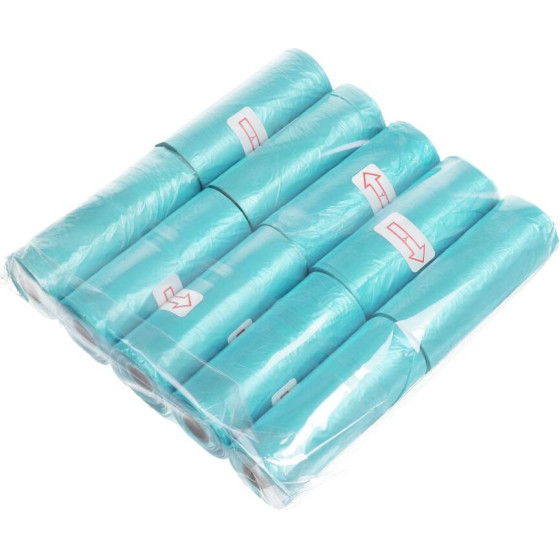 Plastic Bags For Dog Excrement 10 Rolls Light Blue OEM