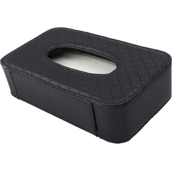 Tissue Box With Strap Black OEM