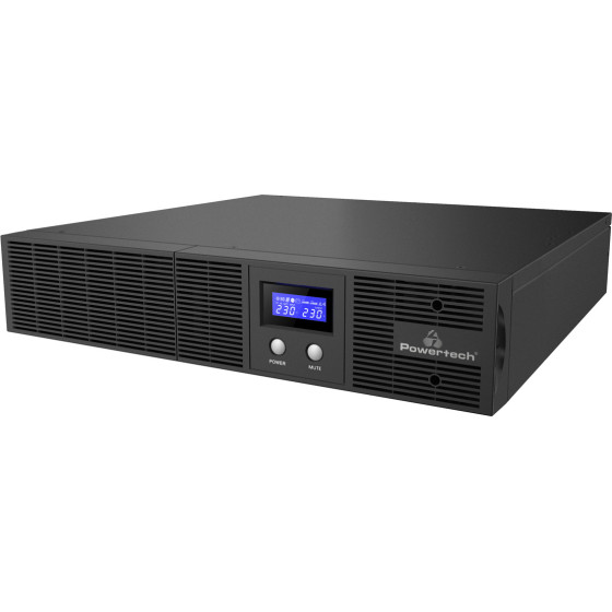 Powertech Ups Line Interactive ��� Rack 2U, �� �����, 2200VA/1540W, 4x Dc Output - (PT-1408)