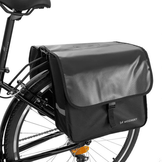 Wozinsky Bicycle Pannier Double 28 l Black 5907769301353 - (WBB34BK)