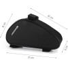 Wozinsky Bike Bag For 1.5l Bike Frame Black 5907769300509 - (WBB11BK)